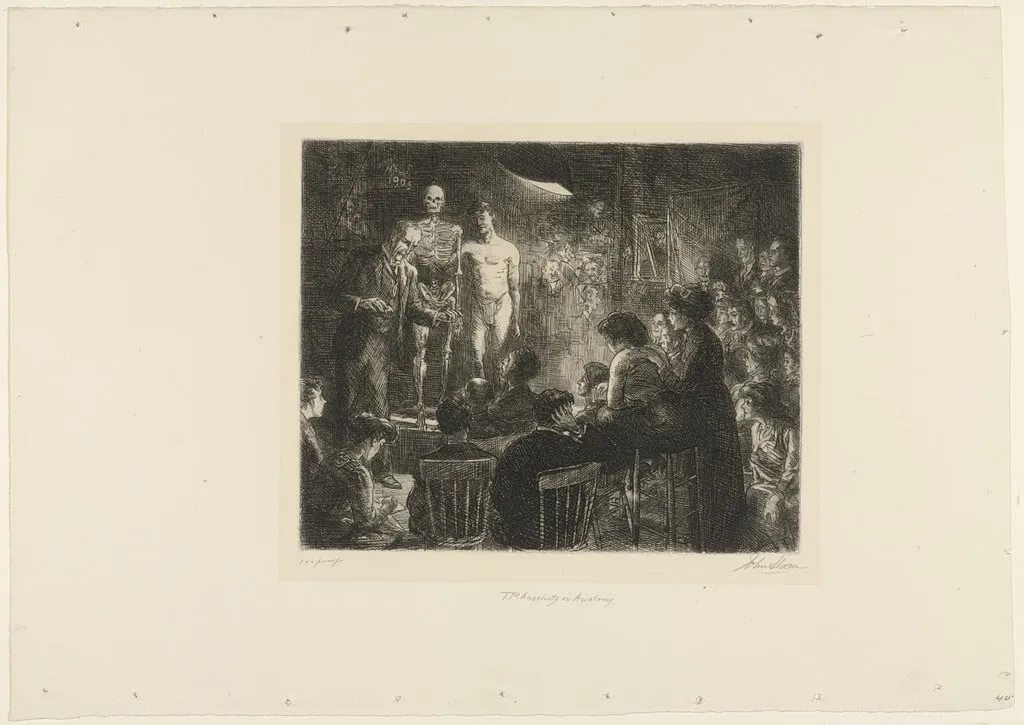 Untitled, by John Sloan, ink, 1912