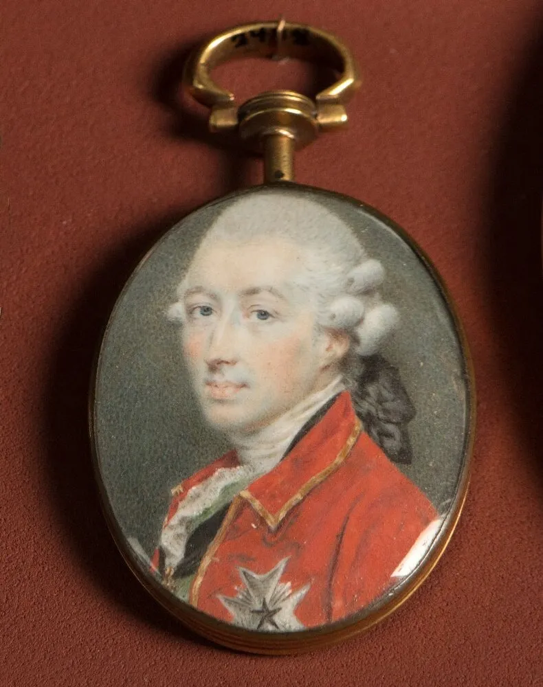Baron Gustaf Adam von Nolcken, by John Smart, watercolor, 1775