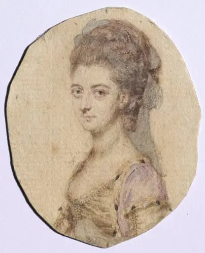 Portrait of Charlotte Bertie, née Warren, 4th Countess of Abingdon, by John Smart