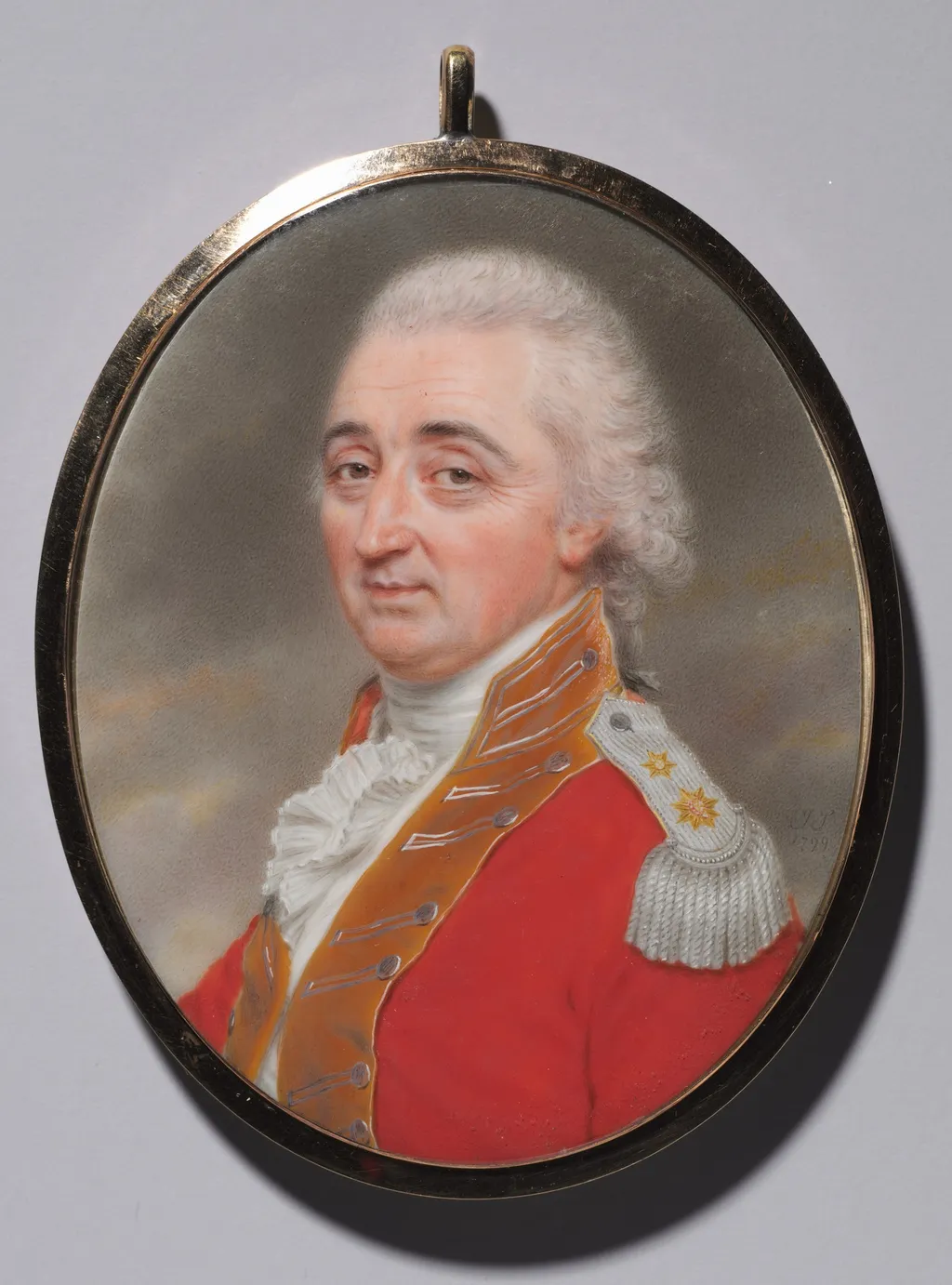 Portrait of Lieutenant General Daniel Burr, by John Smart, watercolor, 1800