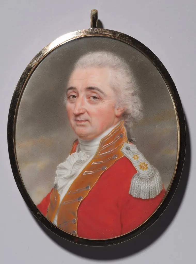 Portrait of Lieutenant General Daniel Burr, by John Smart