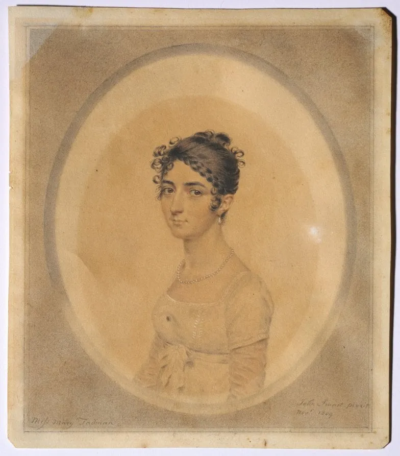 Portrait of Miss Mary Tadman, by John Smart, unspecified, 1809