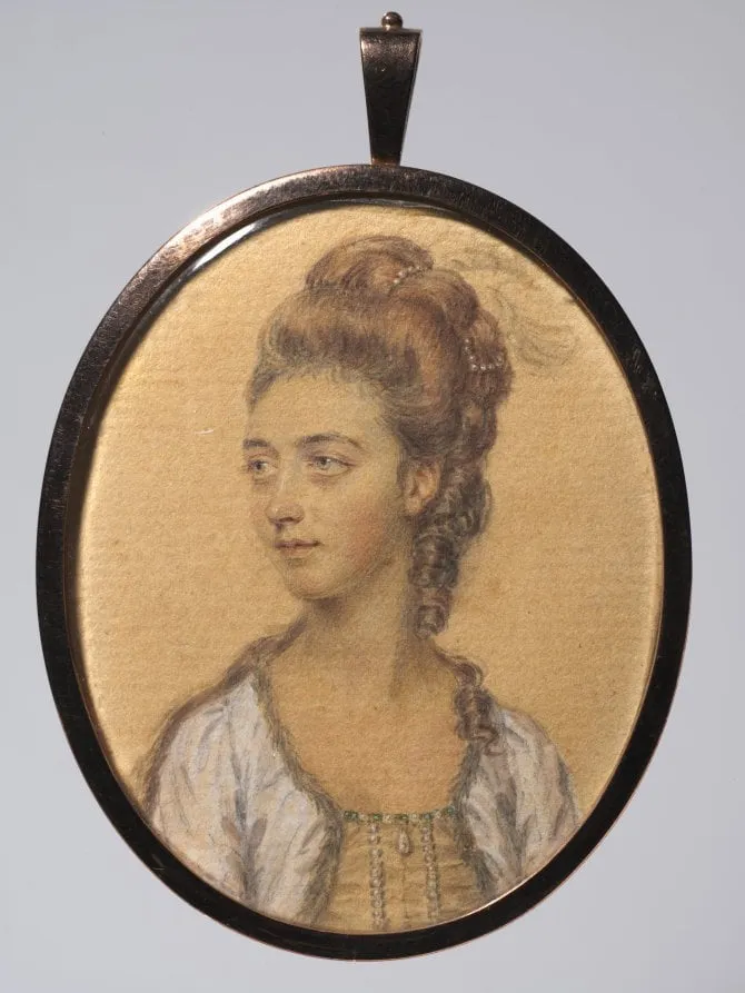 Portrait of Mrs. Nathaniel Bailey, née Lamack, by John Smart, unspecified, 1776