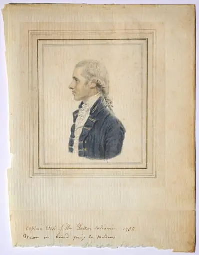 Portrait of Sir Captain West of the Dutton Indiaman, by John Smart
