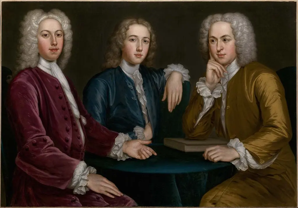 Daniel, Peter, and Andrew Oliver, by John Smibert