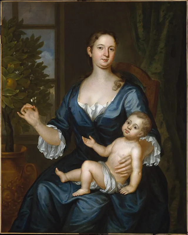 Mrs. Francis Brinley and Her Son Francis, John Smibert
