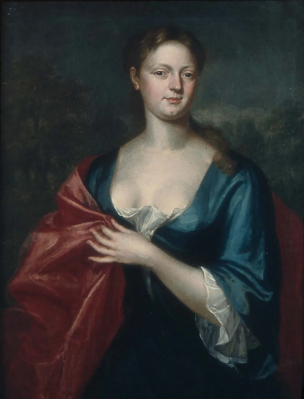 Mrs. William Dudley (Elizabeth Davenport), by John Smibert, oil, 1729