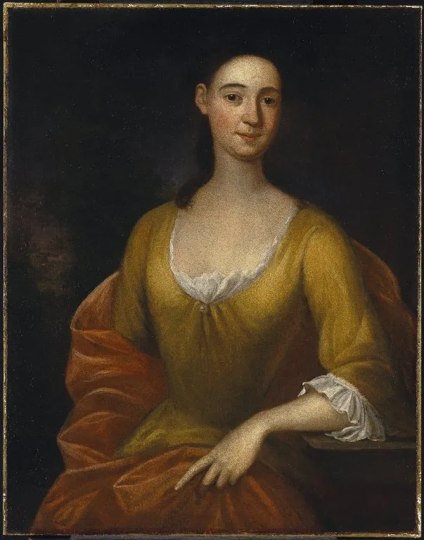Portrait of a Woman, by John Smibert, oil, 1730