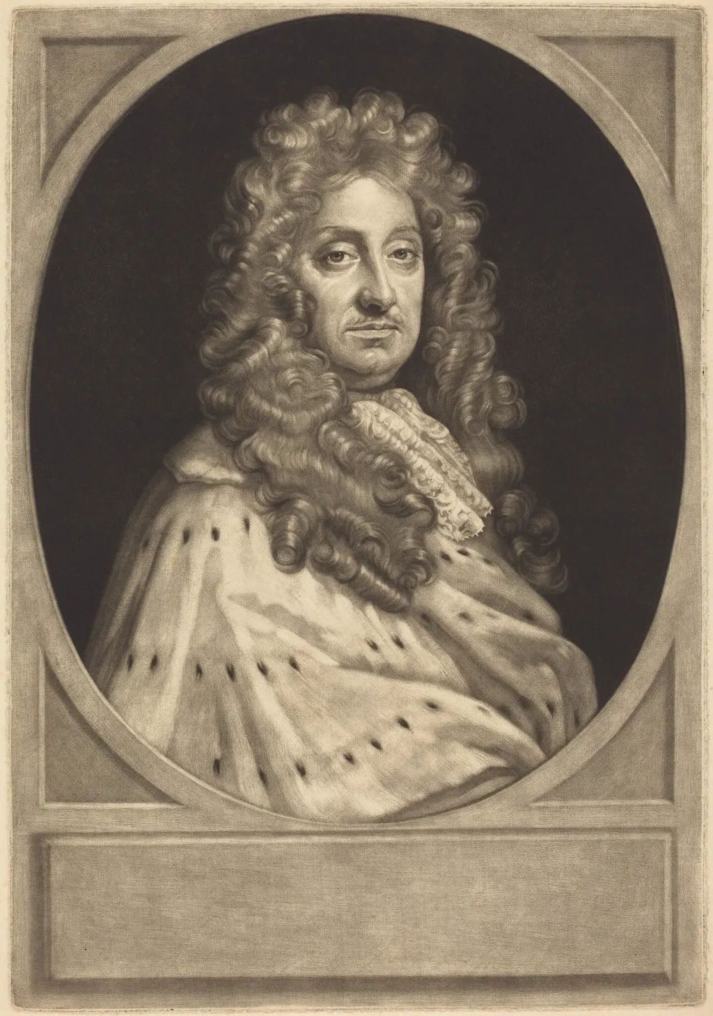 John Hay, Earl of Tweeddale, by John Smith, ink, 1710