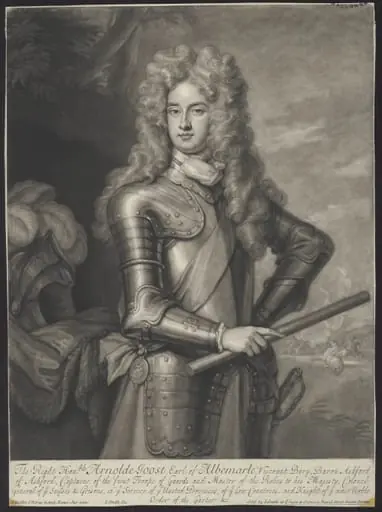 Portrait of Arnolde Joost Earl of Albemarle, by John, Smith