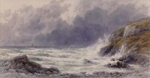 Squally Weather on the Welsh Coast, by John Steeple