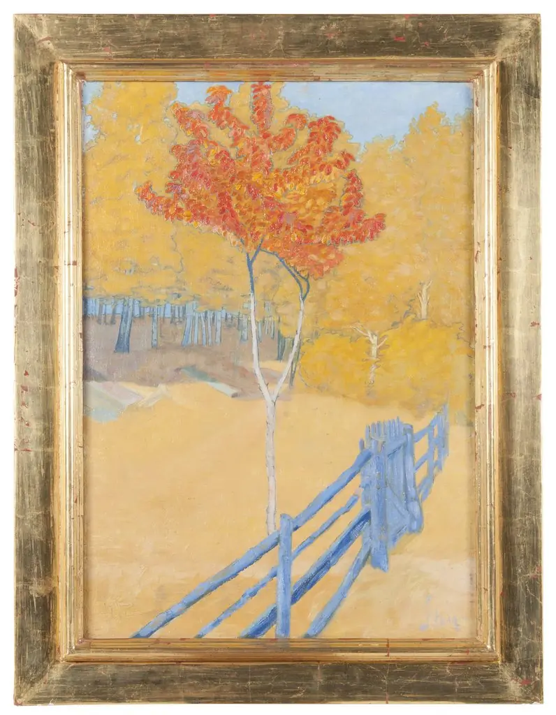 Autumn landscape, by John Sten