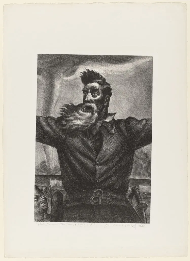 Untitled, by John Steuart Curry, ink, 1939