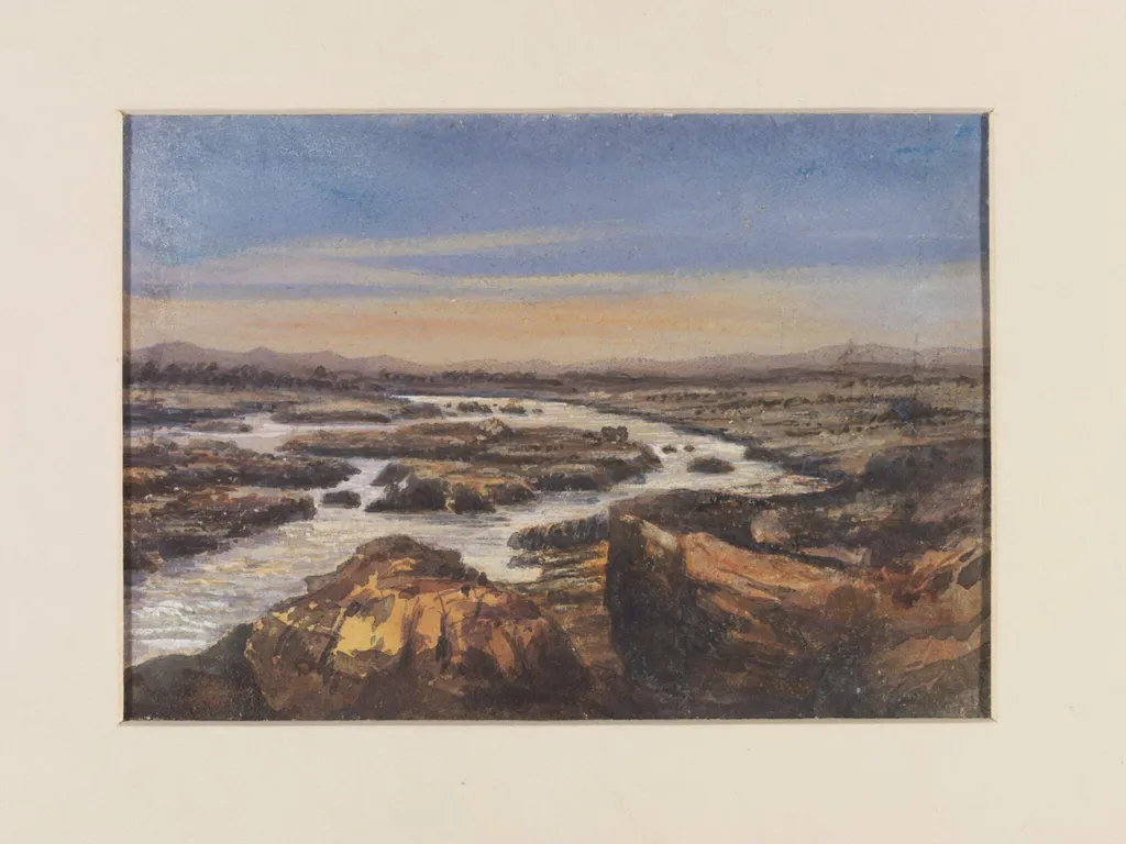 The Second Cataract, by John Talbot Coke, watercolor, 1882