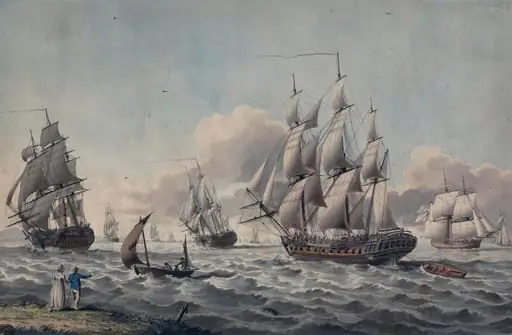 Shipping, by John the elder Harris