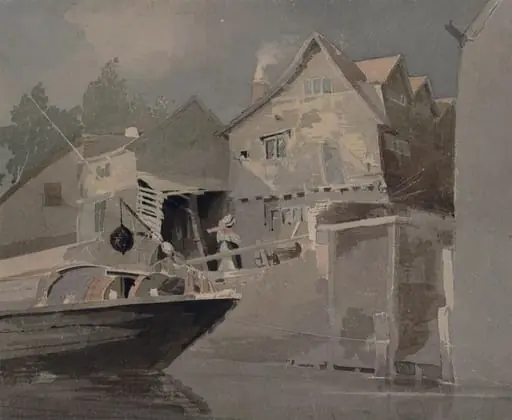 The River, King Street, Norwich, by John Thirtle