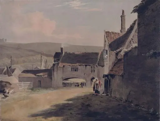 Water Gate, Lower Close, Norwich, by John Thirtle