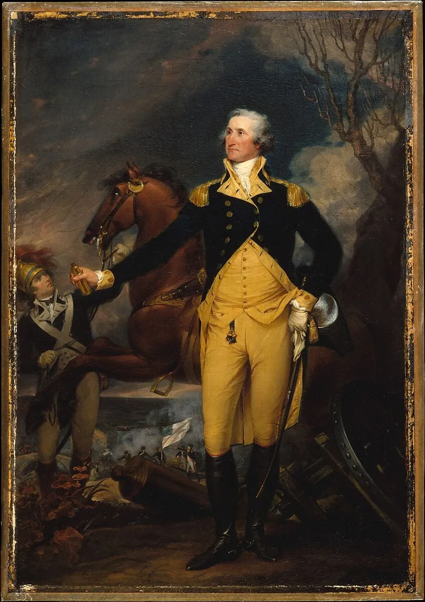 George Washington before the Battle of Trenton, by John Trumbull, oil, 1793