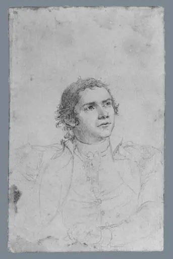 Hugh Mercer, Jr. (Study for "The Death of General Mercer at the Battle of Princeton, Janury 3, 1777"), by John Trumbull, 1791