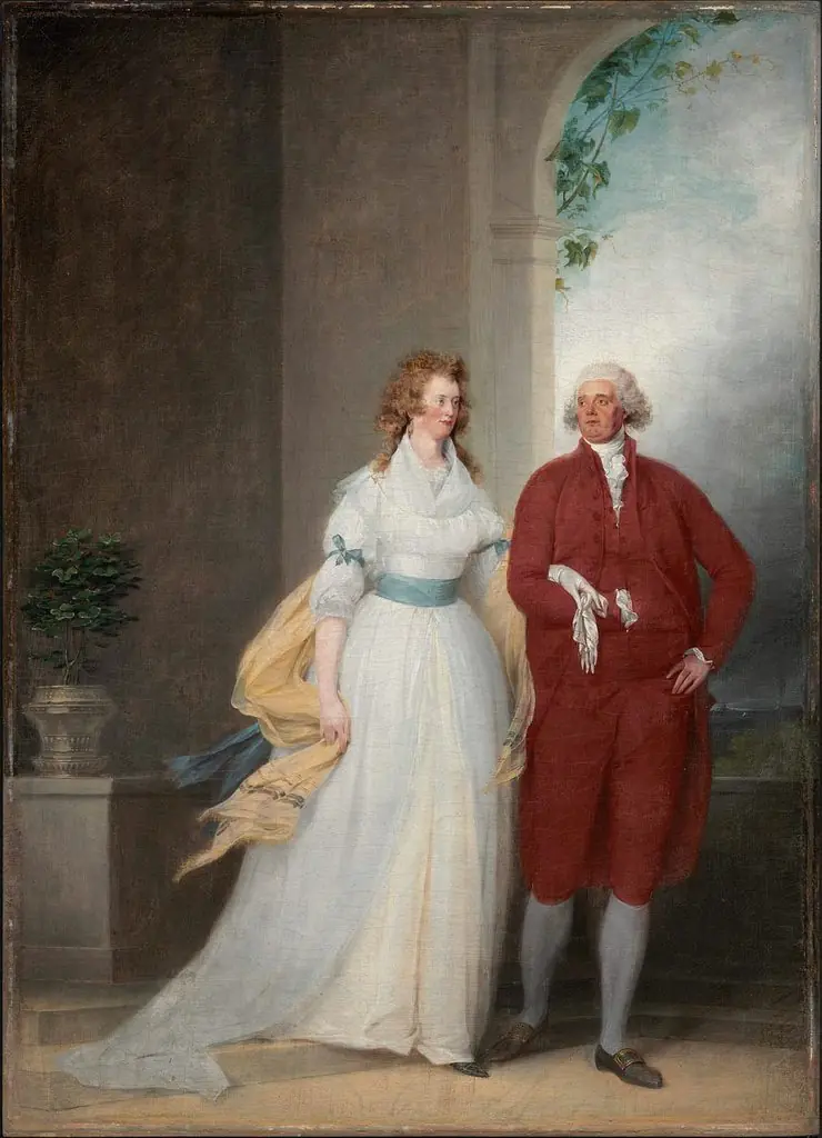 Mr. and Mrs. Thomas Russell, by John Trumbull