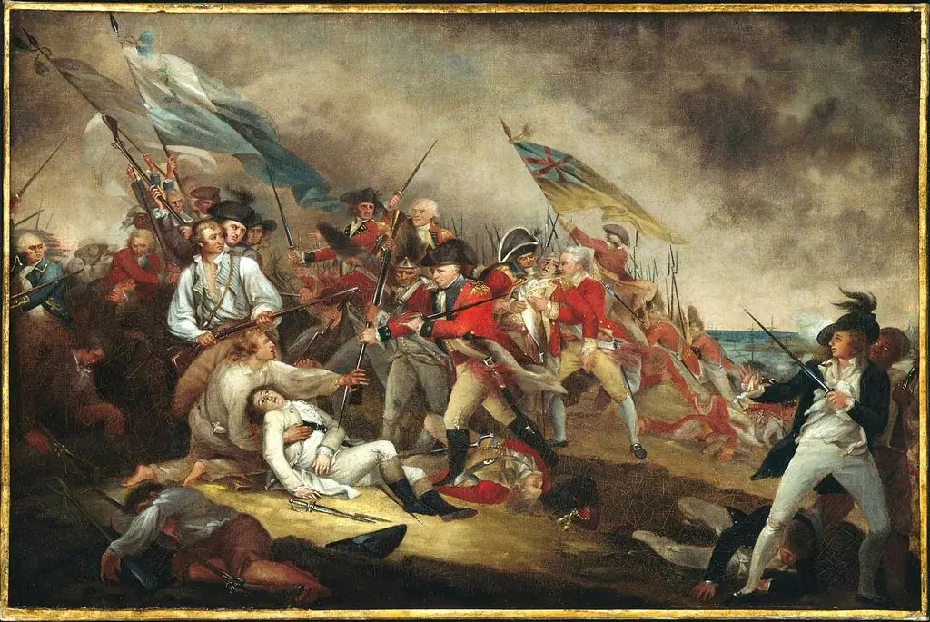 The Death of General Warren at the Battle of Bunker's Hill, 17 June, 1775, by John Trumbull