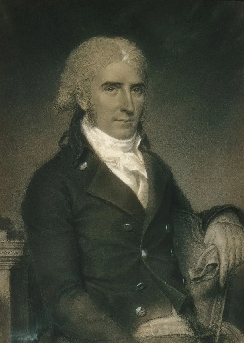 Daniel Strobel, Jr., by John Vanderlyn, gouache, 1799