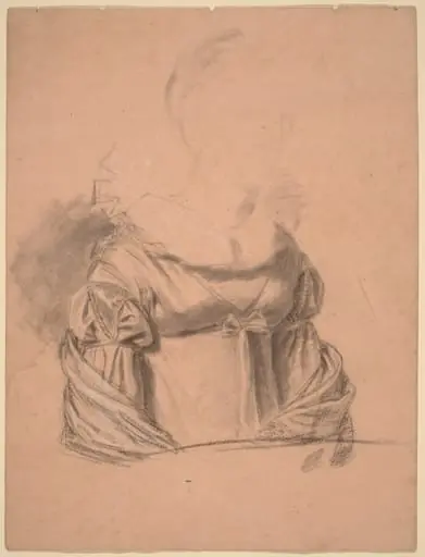Study of a Woman's Dress, by John Vanderlyn