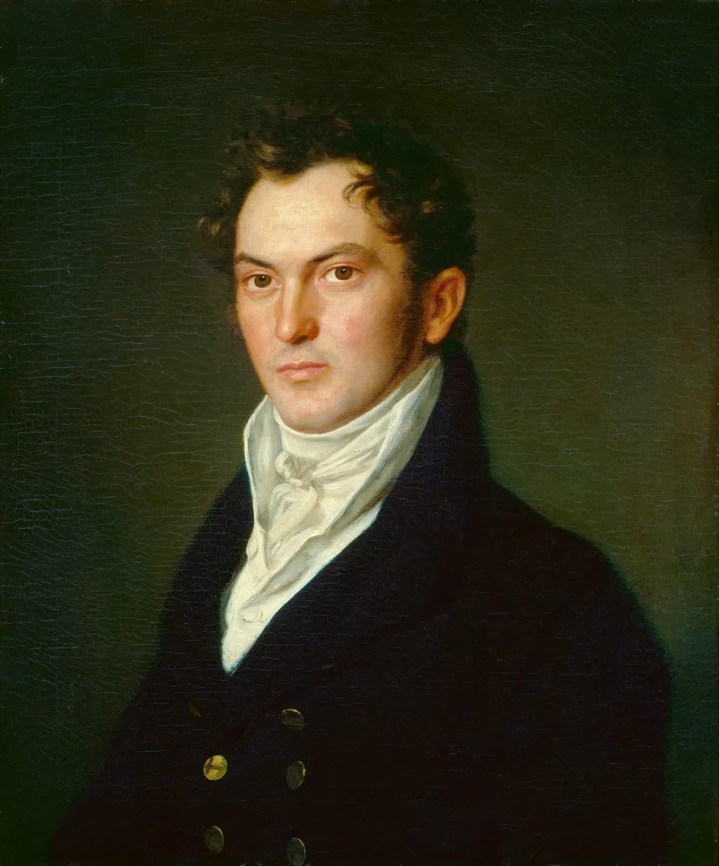 Zachariah Schoonmaker, by John Vanderlyn, oil, 1816