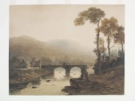 Beddgelert Bridge, by John Varley