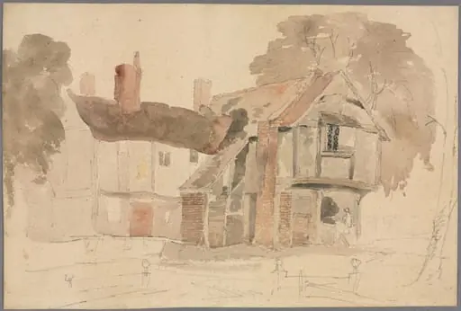 Bray Church Yard, by John Varley
