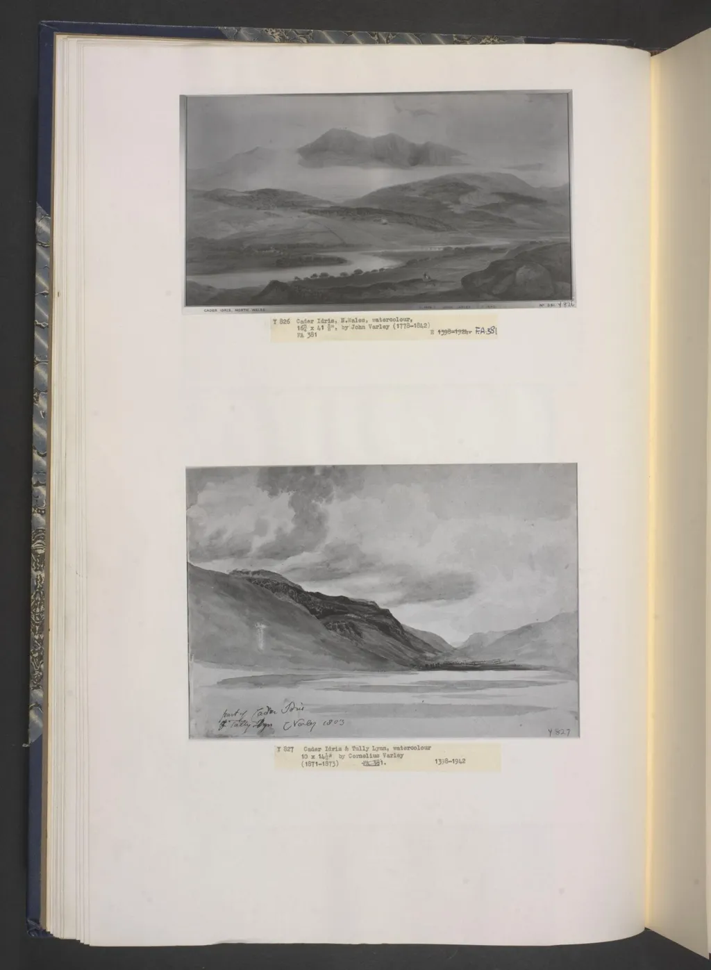 Cader Idris, North Wales, by John Varley, watercolor