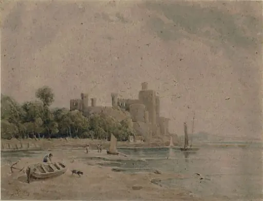 Conway Castle, by John Varley
