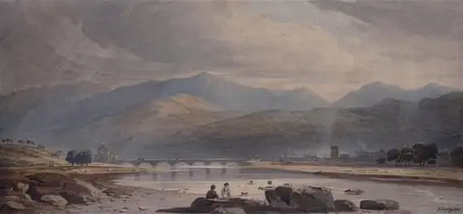 Dolgelly, North Wales, by John Varley
