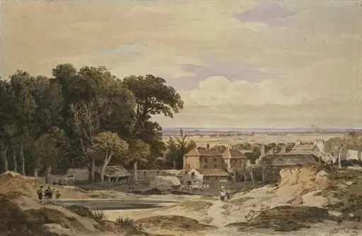 Frognal, Hampstead, by John Varley