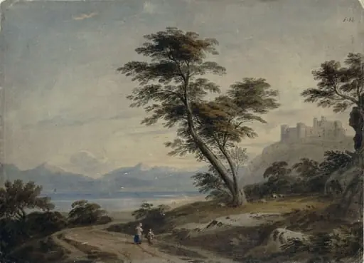 Harlech Castle, by John Varley