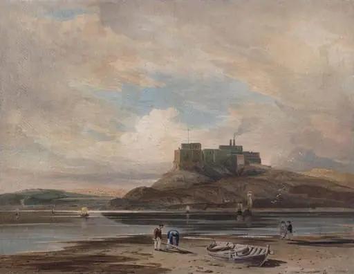 Holy Island, Northumberland, by John Varley