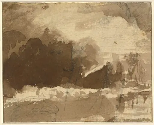 Landscape Composition [recto], by John Varley