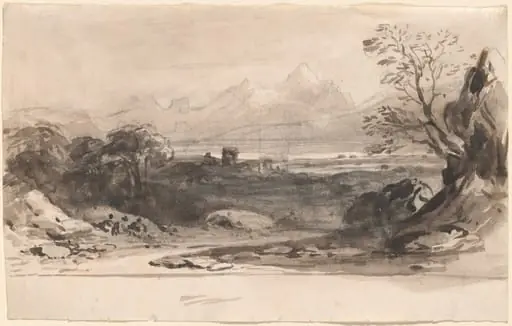 Landscape with Ruins, by John Varley