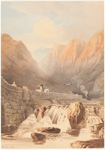 Pont Aberglaslyn, by John Varley