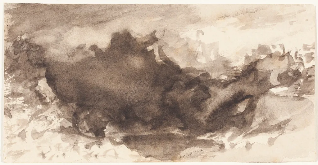 Valley Landscape, by John Varley, 1810