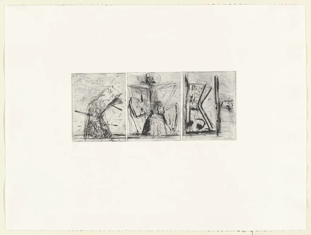 Untitled, by John Walker, ink, 1984