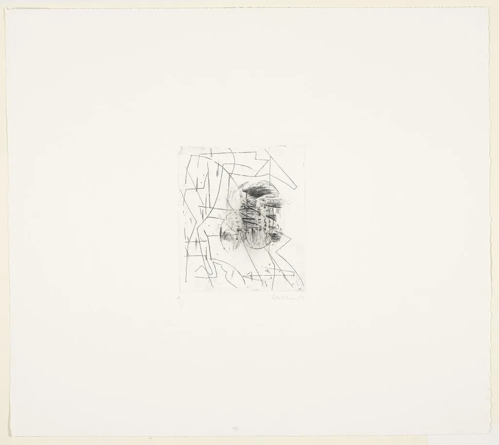Untitled, by John Walker, ink, 1977