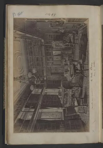 View of the library of the late Mr John Forster, by John Watkins
