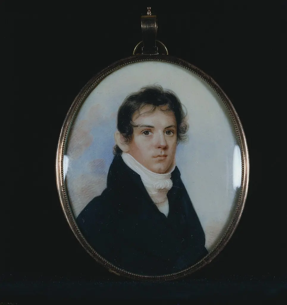 Portrait of a Man, by John Wesley Jarvis