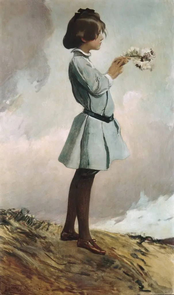 Geraldine Russell, by John White Alexander
