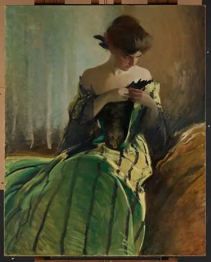 Study in Black and Green, by John White Alexander