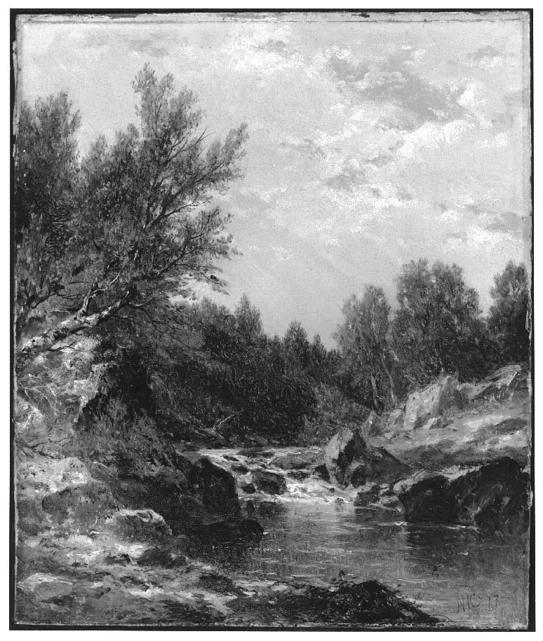 A Mountain Brook, by John William Casilear