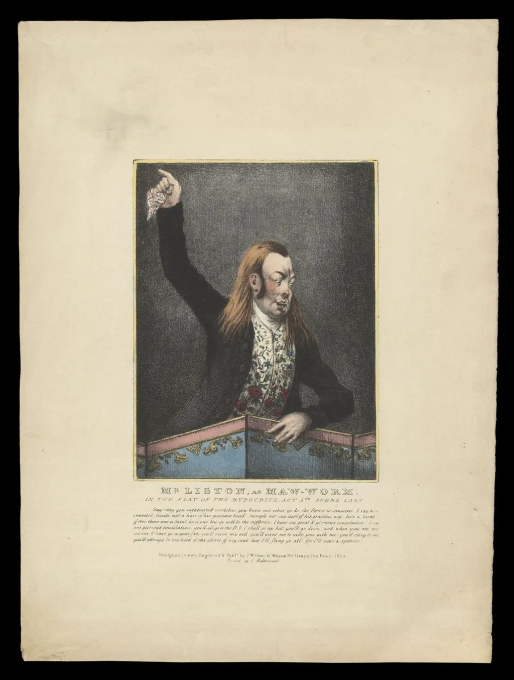 H Beard Print Collection, by John William Gear, 1824