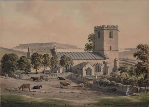 Preston Church, near Weymouth, by John William Upham