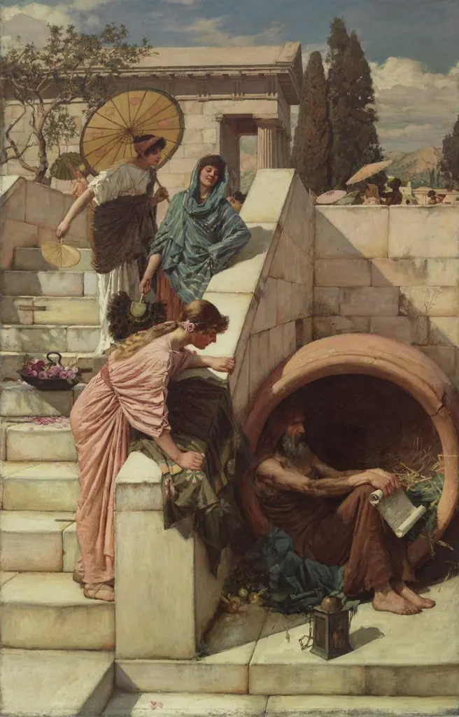 Diogenes, by John William Waterhouse